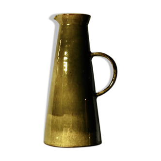 Enamelled ceramic pitcher