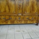 19th century walnut cabinet