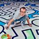 Keith Haring at the Palladium - New York 1985 Photo: Bernard Gotfryd