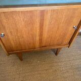 Vaisselier vitrine meuble de rangement vintage pieds compas