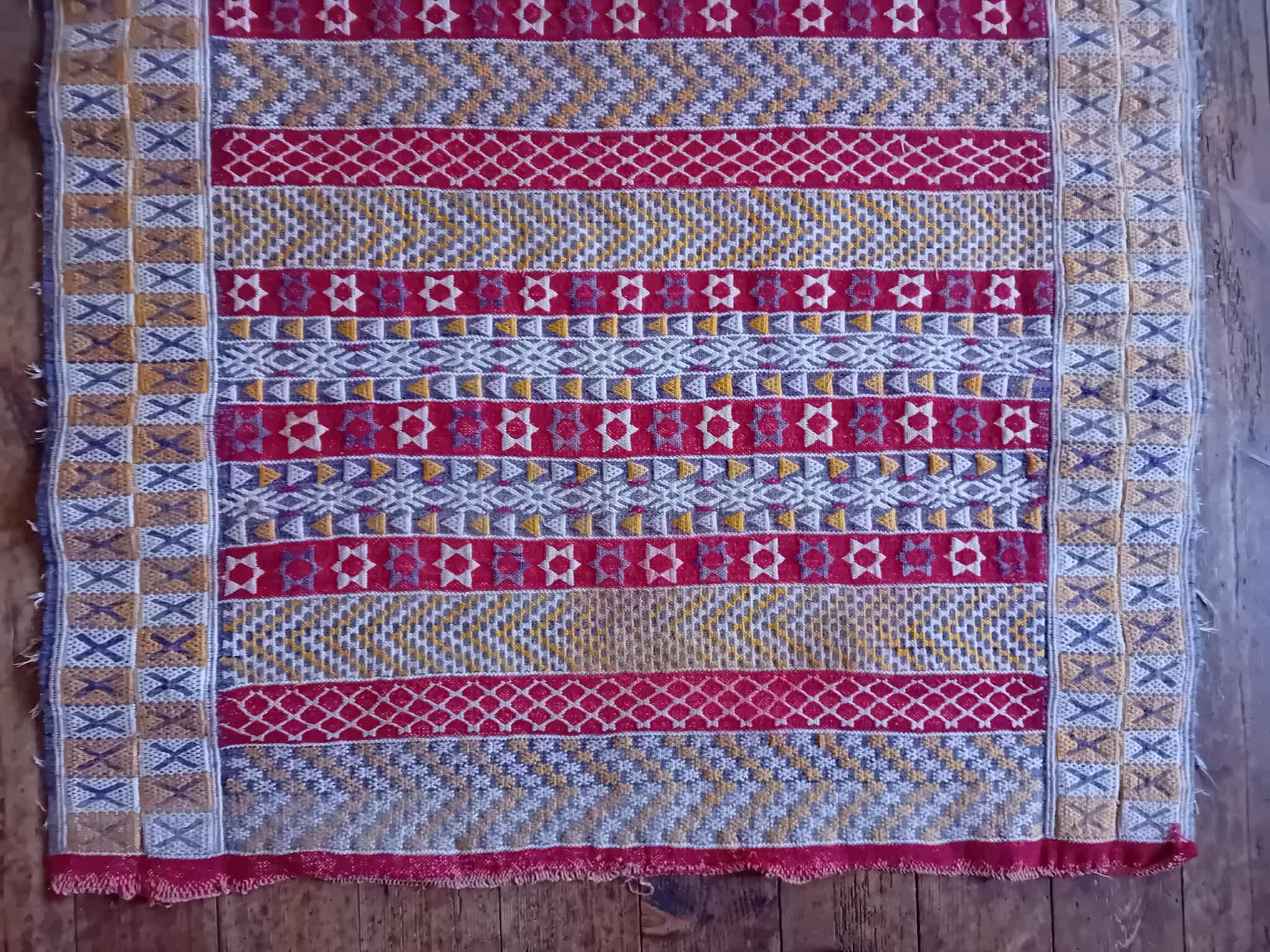 Handmade Berber Kilim Zemmour 150x96cm