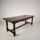 Large French Oak Monastery Table 320/220 cm, early 20th Century