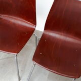 Set of 4 chairs Pagholz 60s