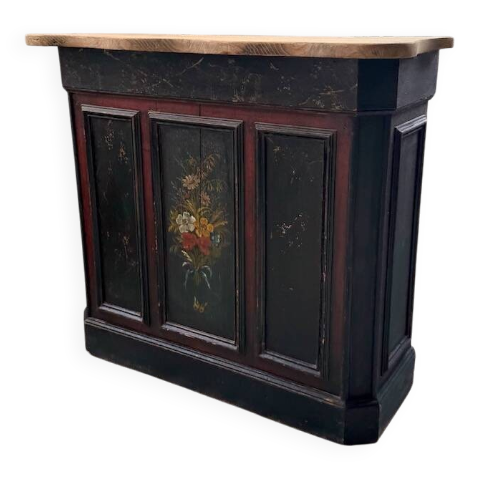 Floral 1920s trading counter
