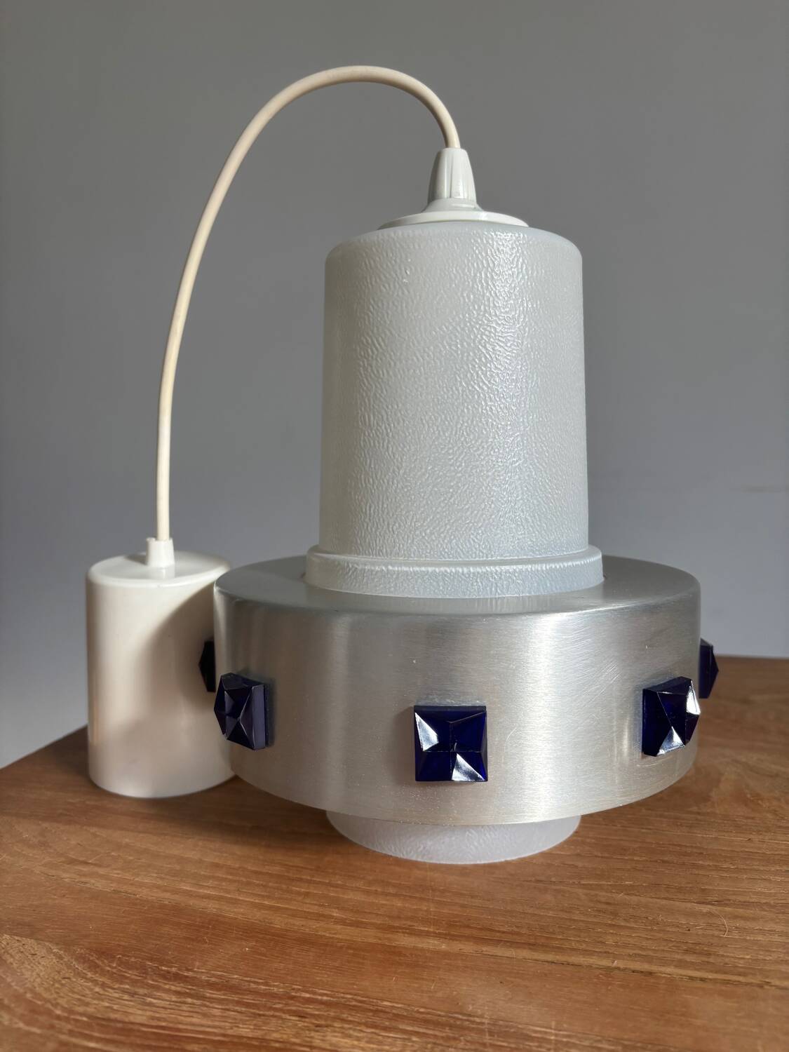 Space Age Saucer Style Pendant Lamp