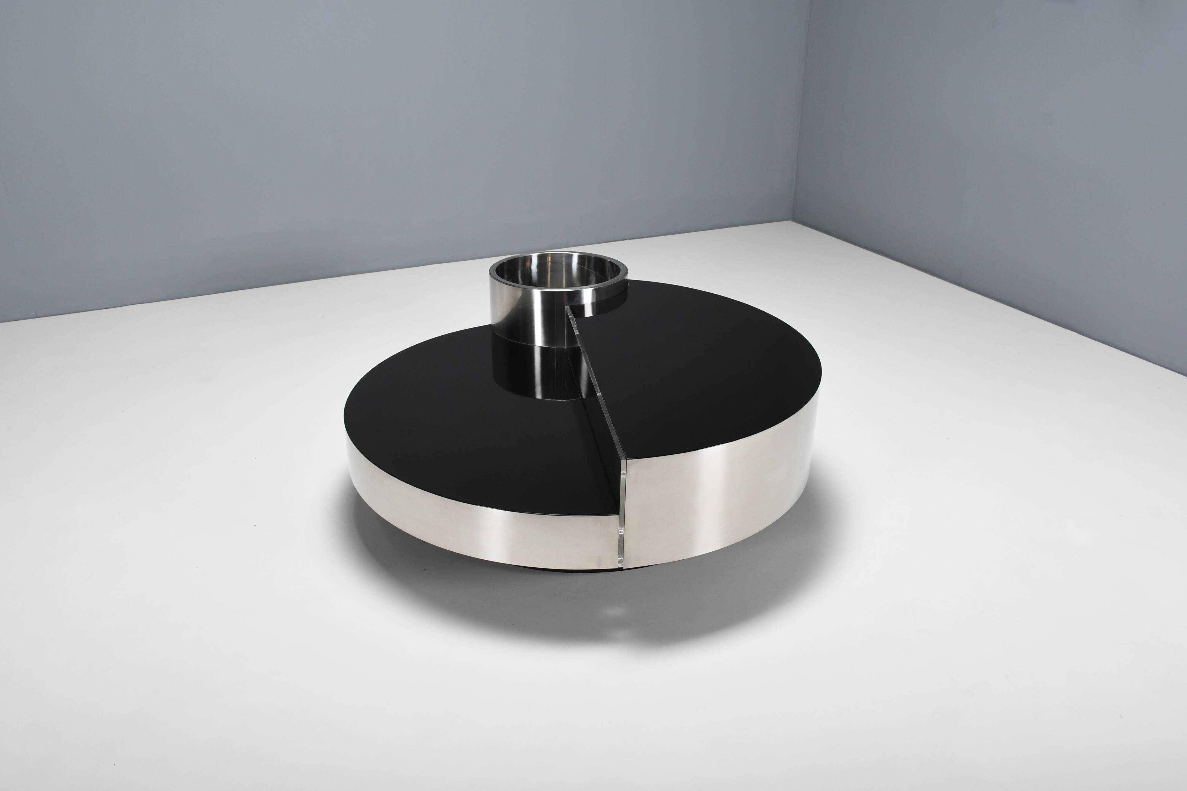 Rare Table Bar by Massimo Papiri for Mario Sabot, Italy 1970s