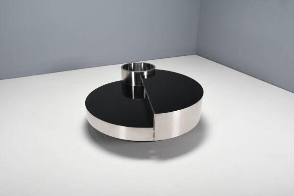 Rare table bar de Massimo Papiri pour Mario Sabot, Italie 1970