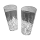 Duo of Crystal Long Drink Glasses