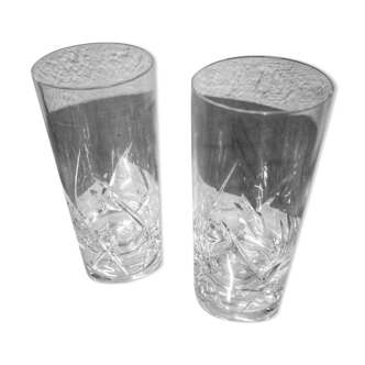 Duo de verres Long Drink en cristal