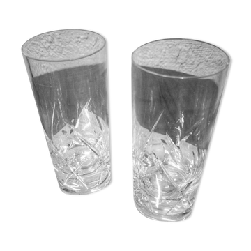 Duo de verres Long Drink en cristal