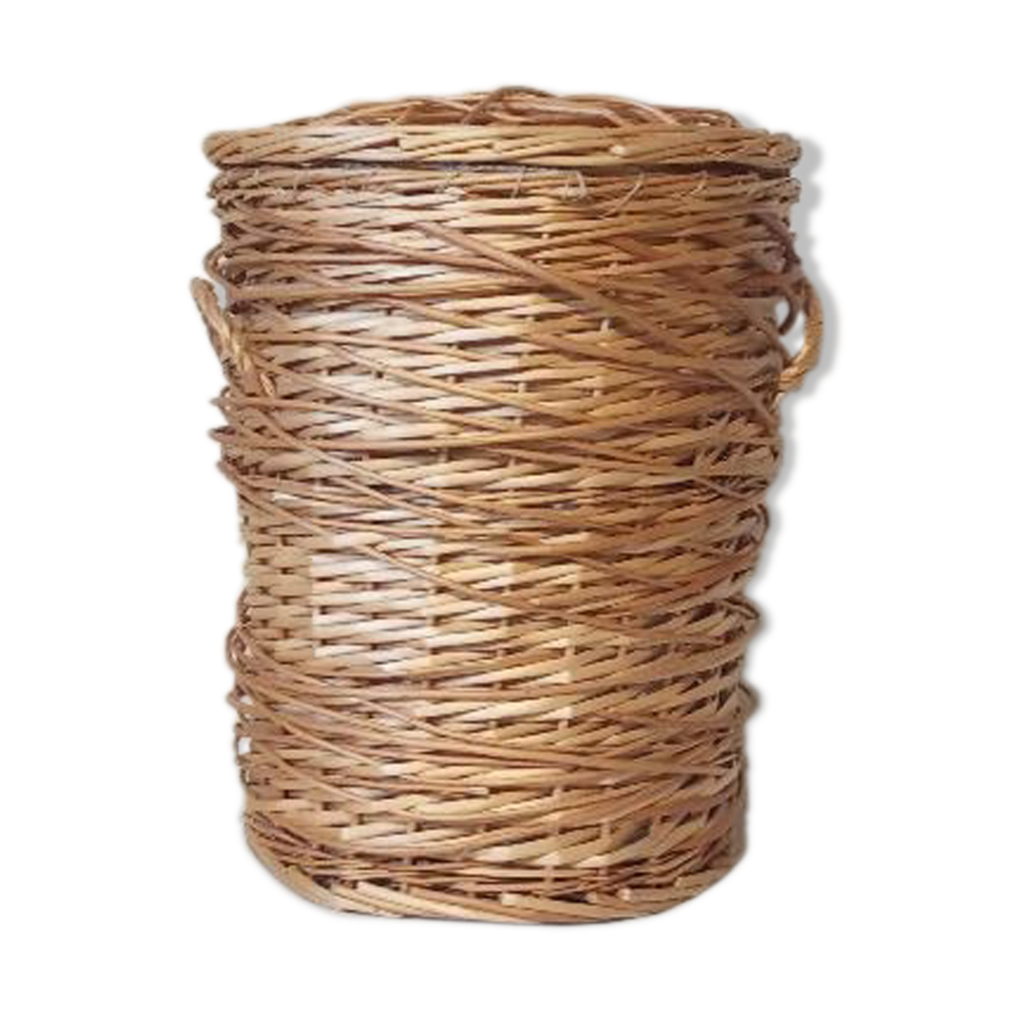 Indoor wicker laundry basket fabrics