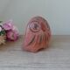 Vintage mexican owl decor bird dove ceramic hand painted tonala