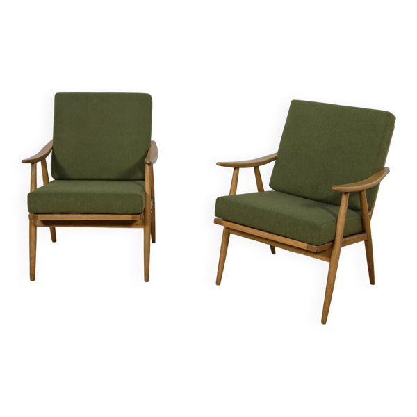 Fauteuils Mid-Century Modern de TON, Tchécoslovaquie, années 1960, ensemble de 2