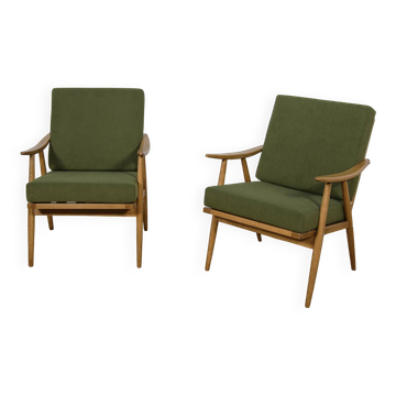 Fauteuils Mid-Century Modern de TON, Tchécoslovaquie, années 1960, ensemble de 2