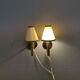 A set of wall lamps from the 70s, designed by Svend Mejlstrøm, for MS Lighting Denmark.