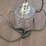 Lampe à poser avec globe en verre