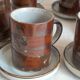 Vintage stoneware coffee mugs