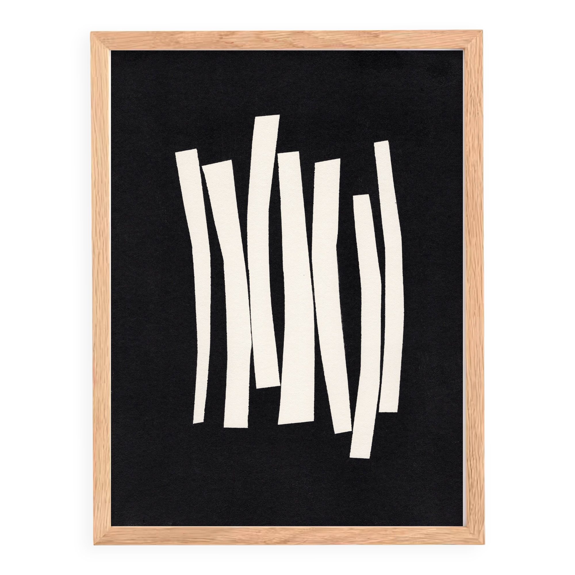 Abstract painting on paper signed Eawy.