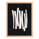 Abstract painting on paper signed Eawy.