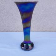 Iridescent glass vase
