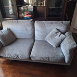 Canapé 2 places gris Duvivier