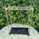 Umbrella holder XIX in brass and cast iron
