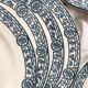 8 flat ironstone plates “Bristol” Salins