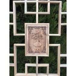 Carved wooden door - From screen to sliding doors.