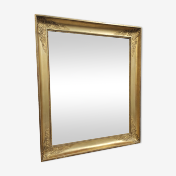 Mirror Napoléon III golden rectangular