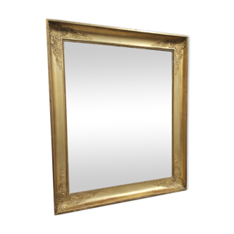 Mirror Napoléon III golden rectangular