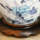 Porcelain lamp foot