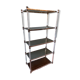 70s shelf in plexiglas and smoked glass