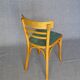 4 baumann chairs 1960 wooden bistro "linoleum"