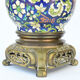 Pair of earthenware lamp legs in the taste of China