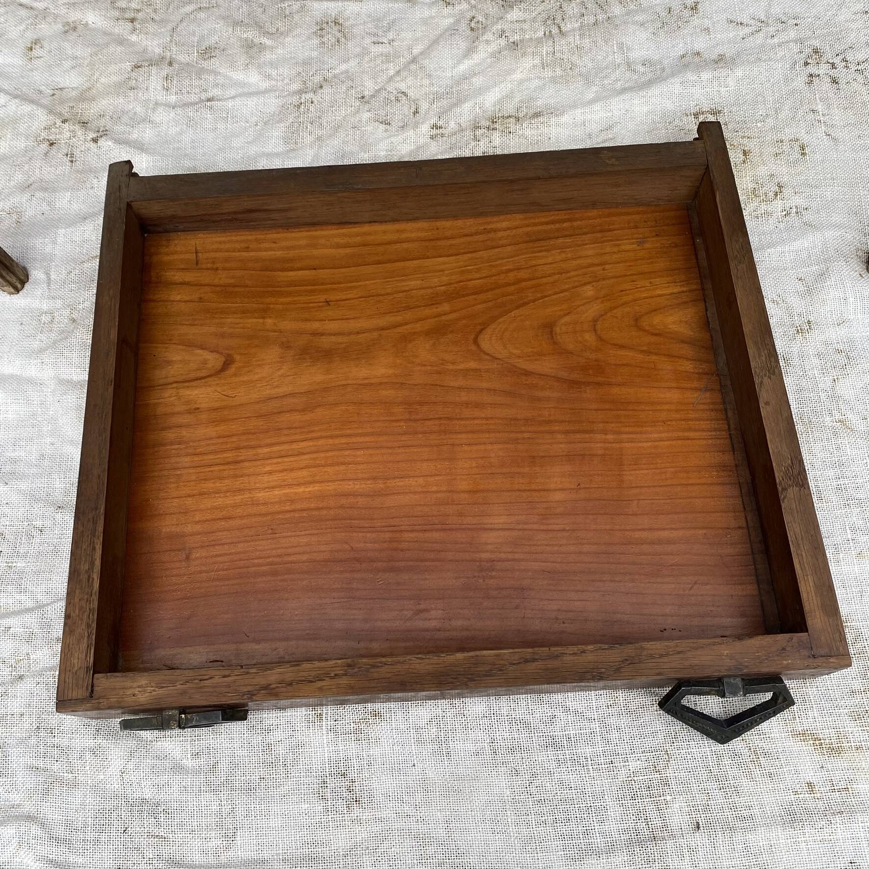 Small table, occasional desk in solid wood with 1 drawer.