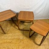 Mid century retro vintage teak Nest of Tables by Nathan 1960 British Qualit