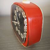 Vintage orange japy alarm clock