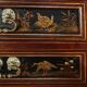 Cabinet chinois en bois laqué et bois peint – début XXème