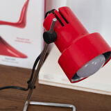 Small red vintage lamp