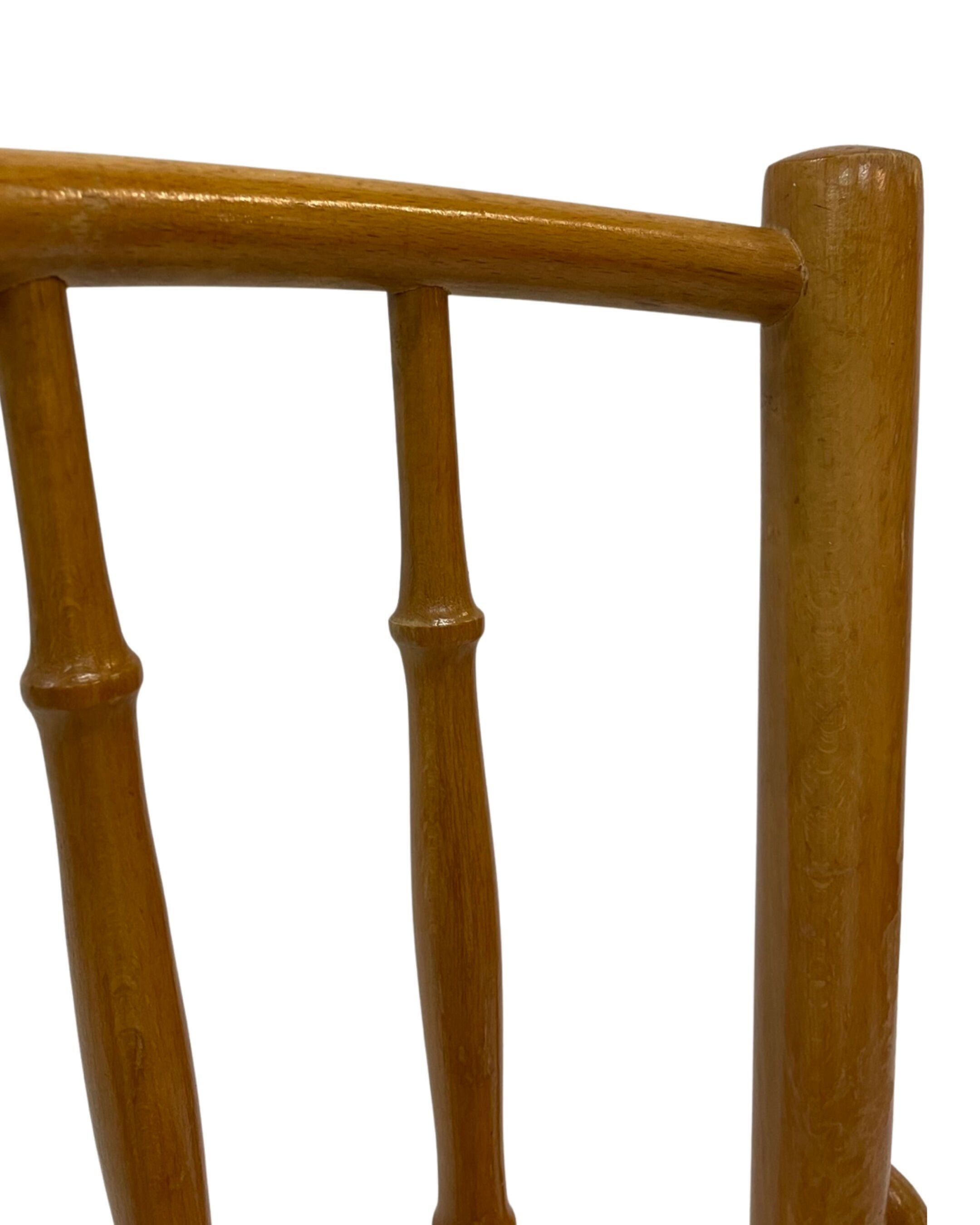 Vintage chair beech minimalist