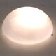 Opaline suede globe ceiling or wall light. 30 cm - mid-20th century