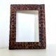 Antique handcarved frame Cedarwood 23.5 cm x 18.5 cm