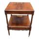 English Nightstand in Varnished Mahogany with One Drawer