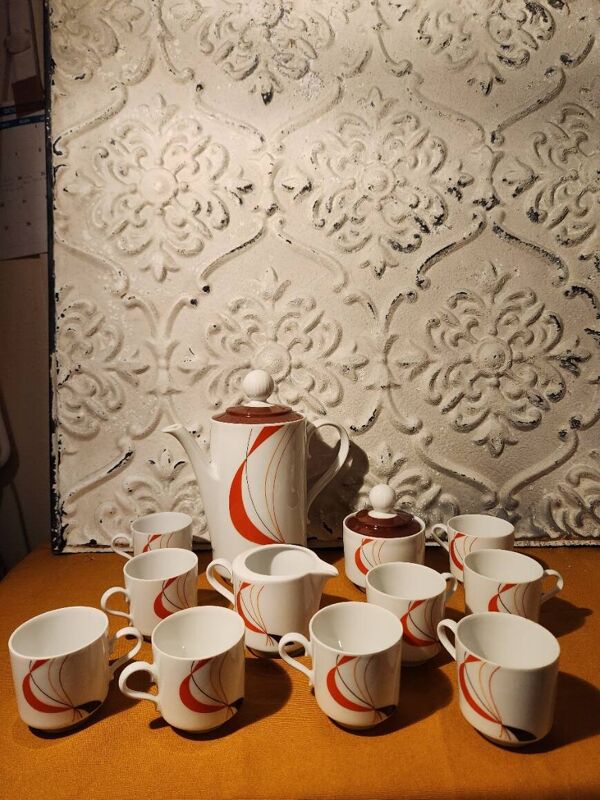 Service à café 12 pièces Winterling Marktleuthen Bavaria, 1970