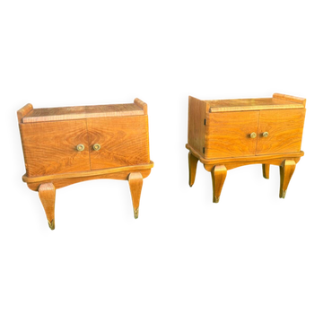 Paire de chevets art déco