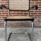 Chaise Cesca B64 avec accoudoirs by Marcel Breuer Design en noir