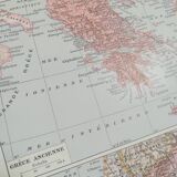 Map of Ancient and Modern Greece from 1928