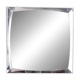 Miroir mural vintage années 70 en métal chromé design italien