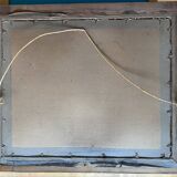 Old painting "Marine with boats" signed Marie Piat, 1930s-40s