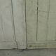 Old shutter in folding wooden louver